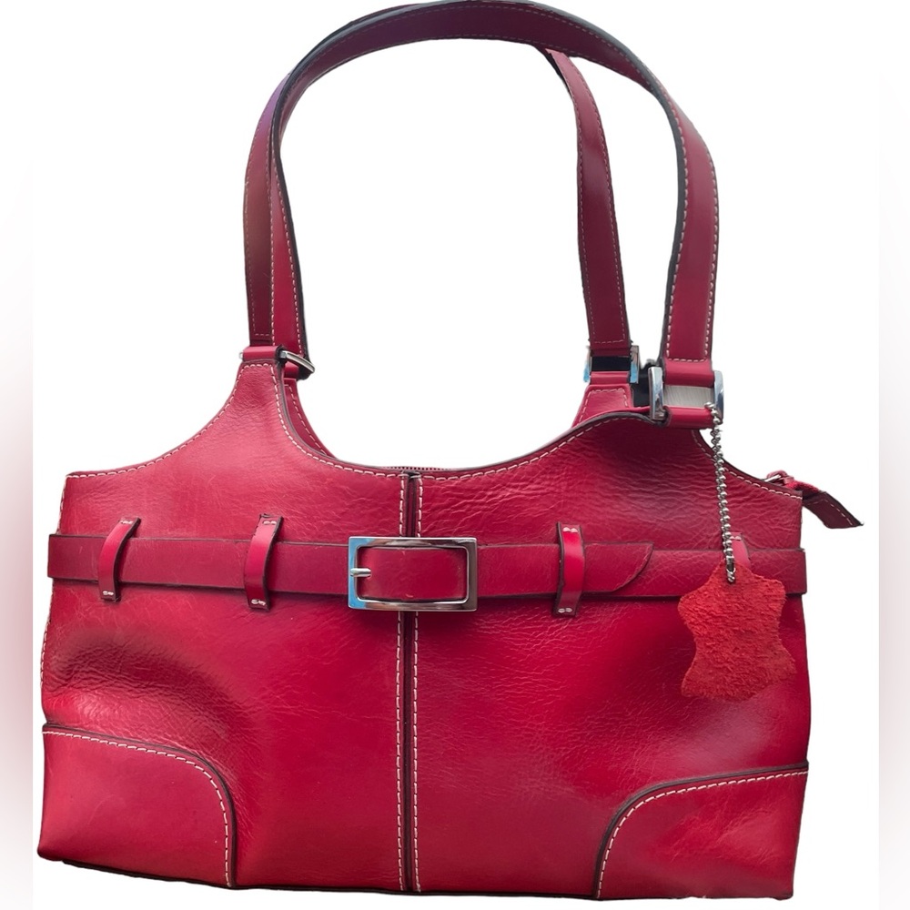 Y2K Vintage Valerie Stevens leather bag